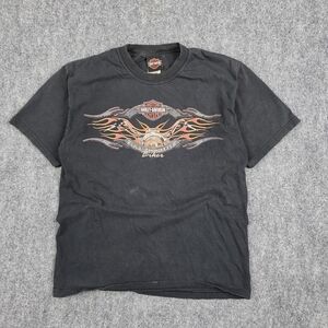 Men’s Harley-Davidson Full Throttle Biker Graphic Tee Size Medium Vintage 2000s